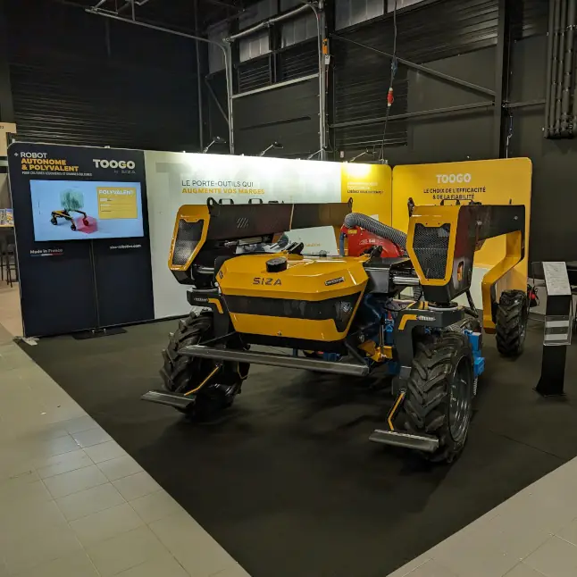 TOOGO exposé sur le stand SIZA Robotics